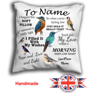 Personalised Bird Pillow