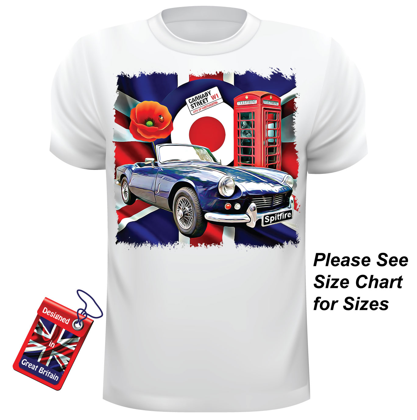 Triumph Spitfire MK2 T Shirt