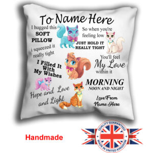 Personalised Cat Pillow