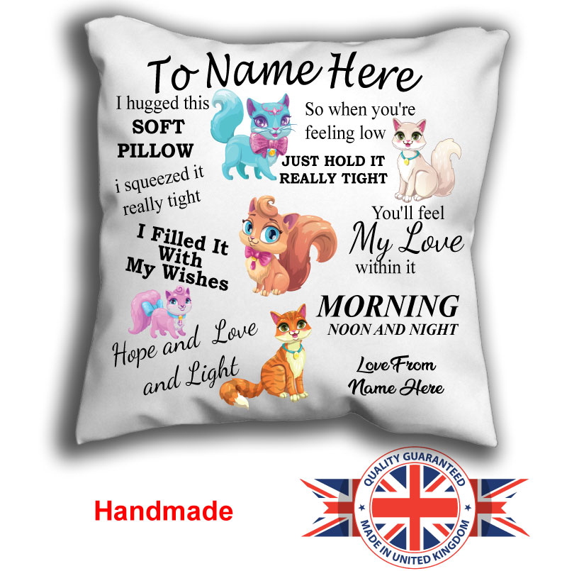 Personalised Cat Pillow