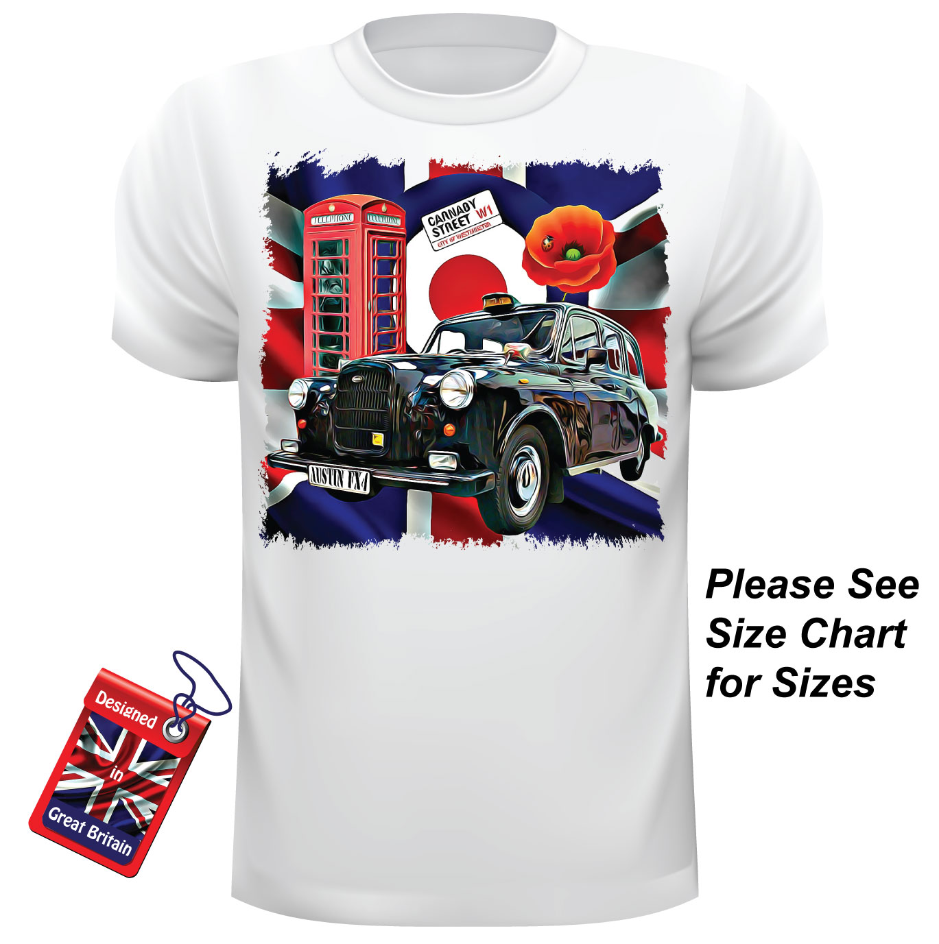 London Taxi Austin FX4 T Shirt