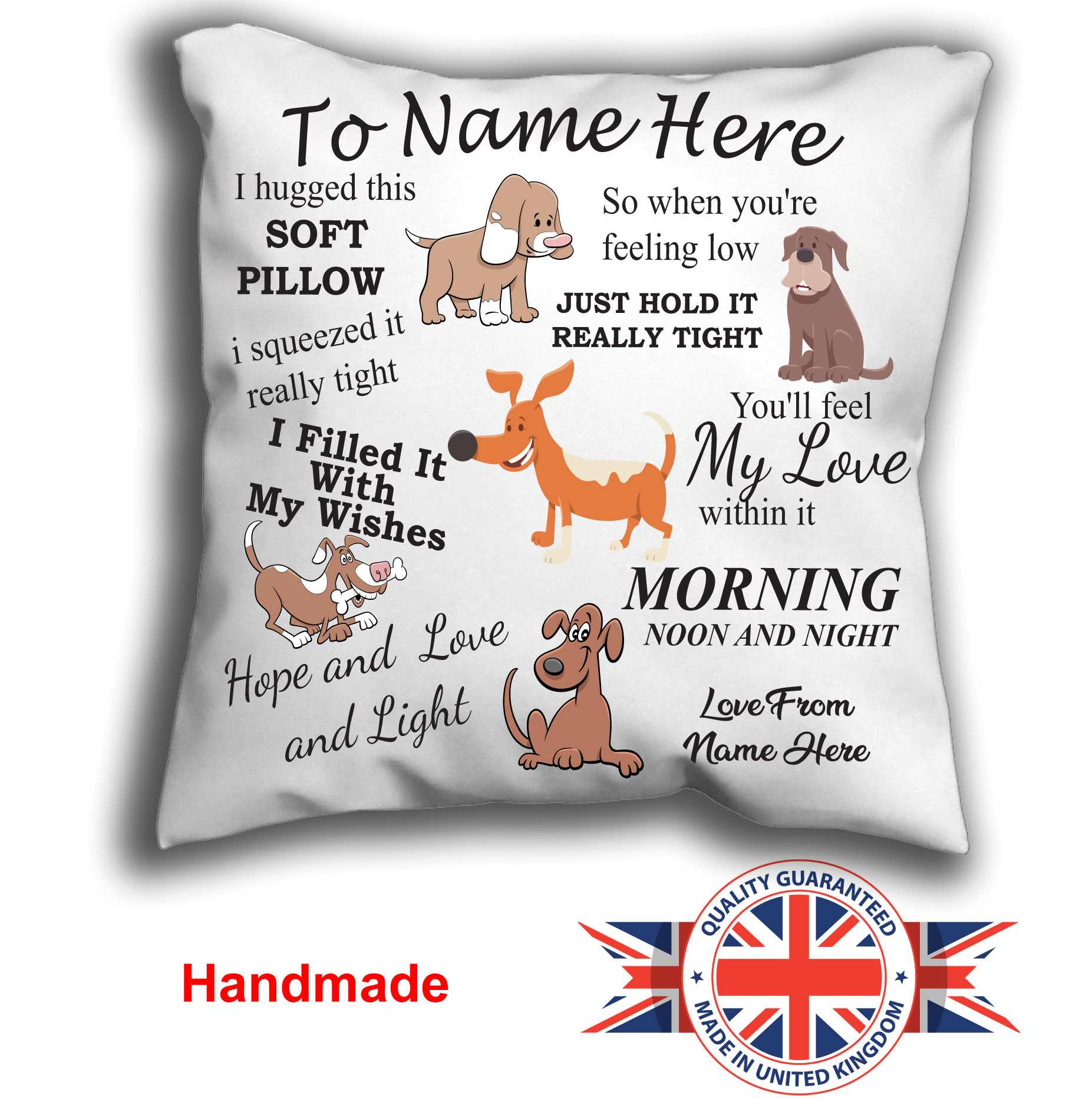 Personalised Dog Pillow