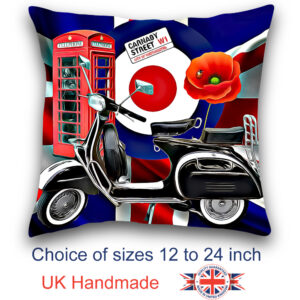 Scooter Art Cushion Designs