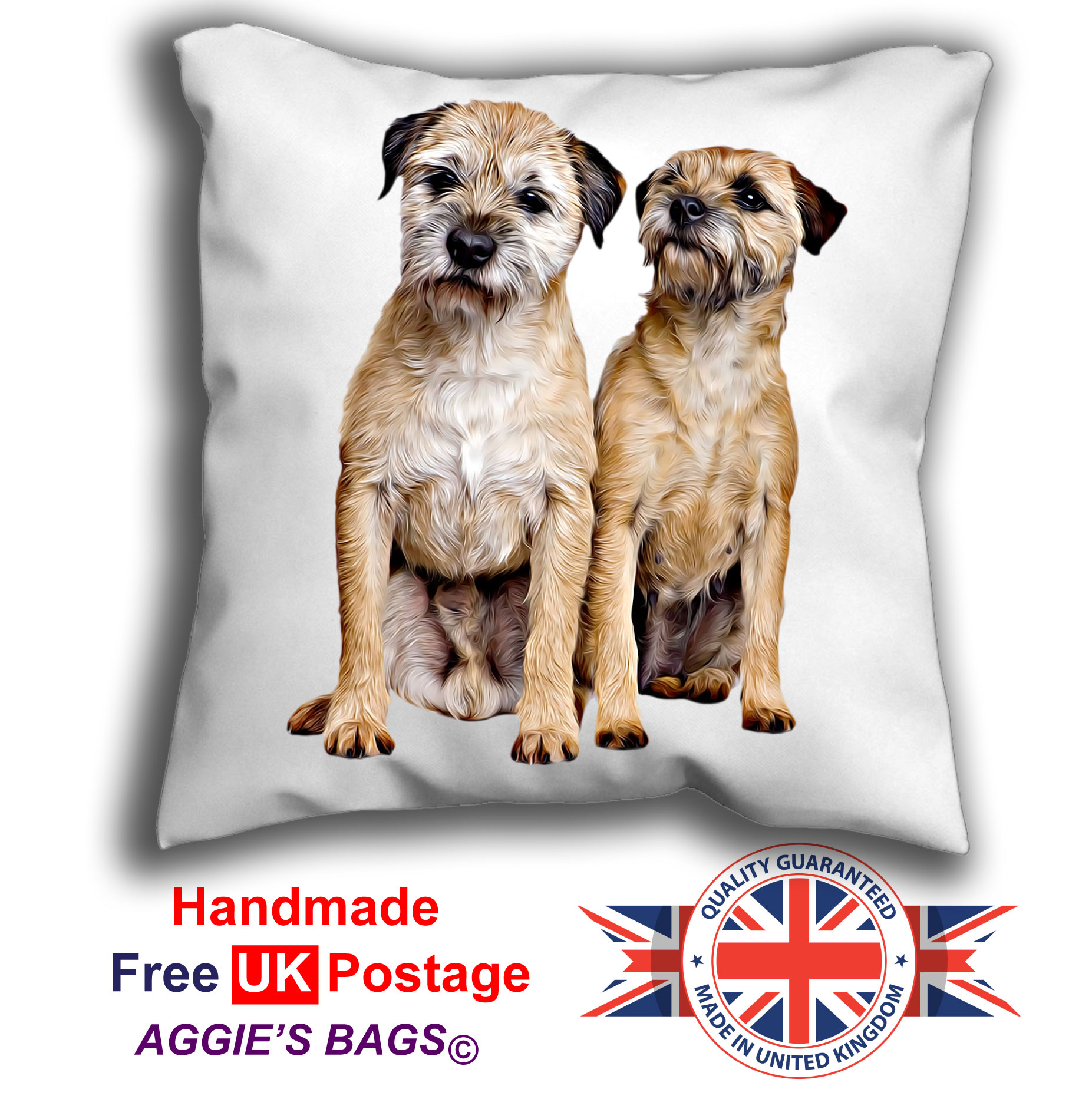 Border Terrier Cushion Designs
