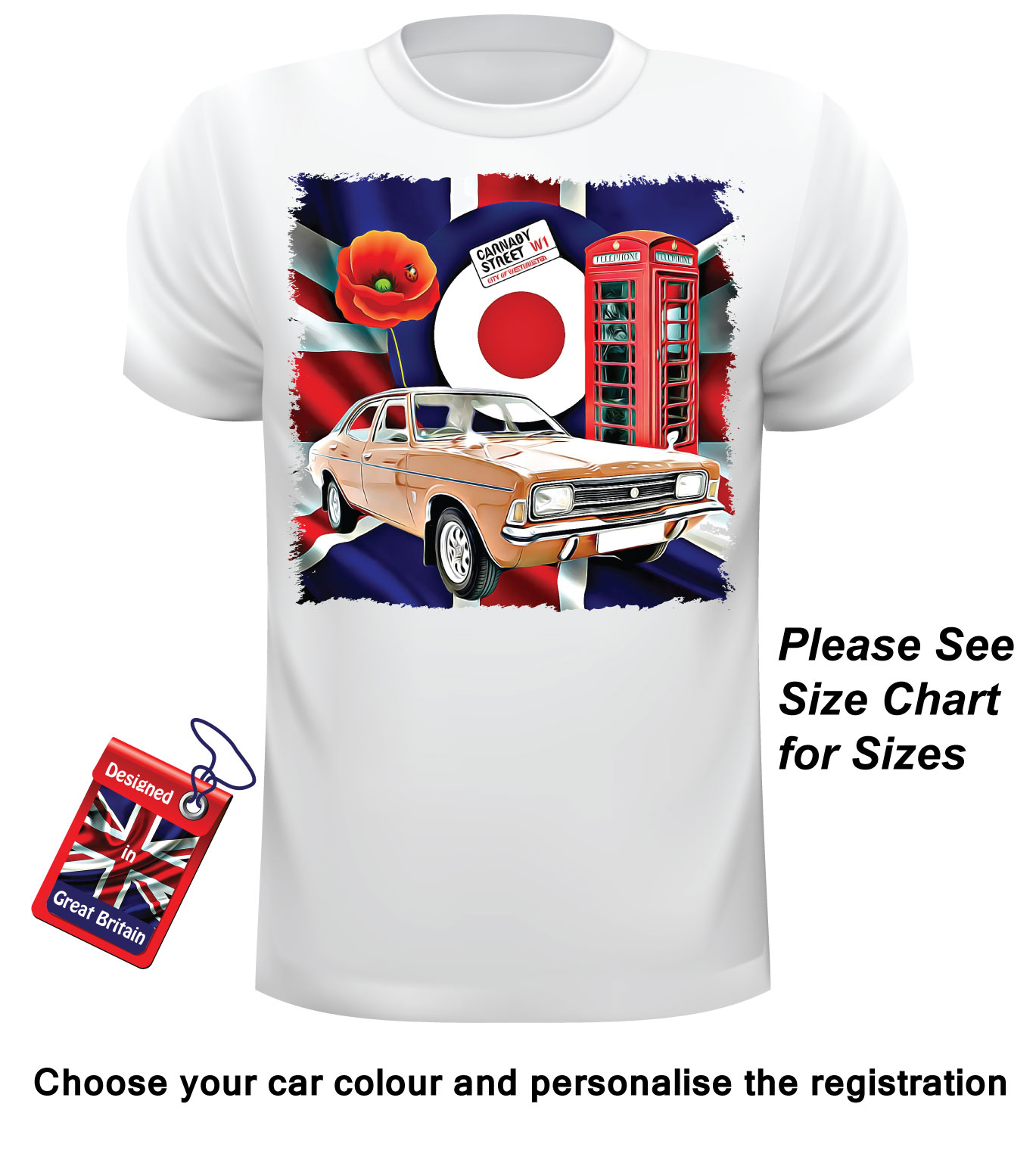 Ford Cortina MK3 T Shirt