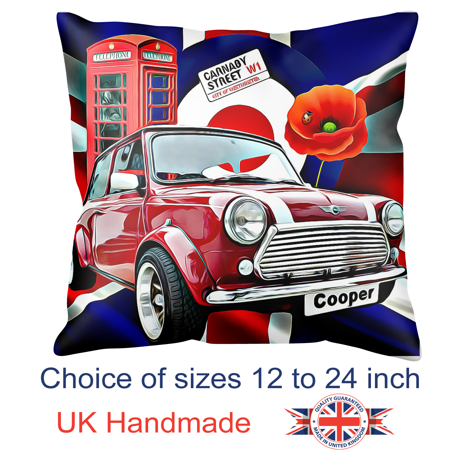 Mini Cooper Cushion