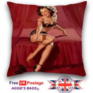 Pinup Girl Art Cushion Designs