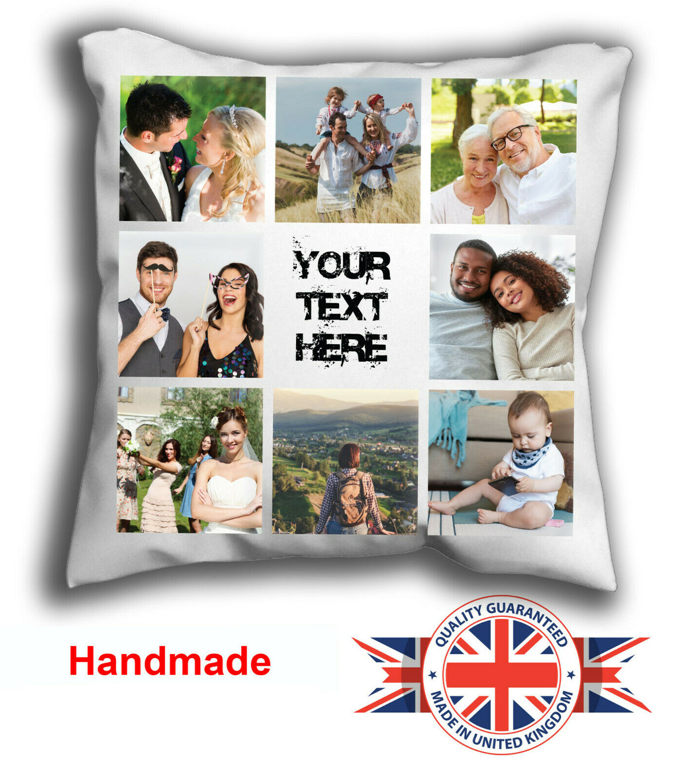 Personalised photo hot sale collage pillow