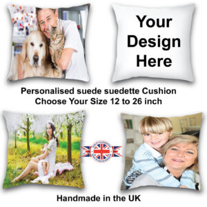 Personalised Suede Cushion Pillow