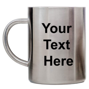 Personalised 10oz Steel Mug