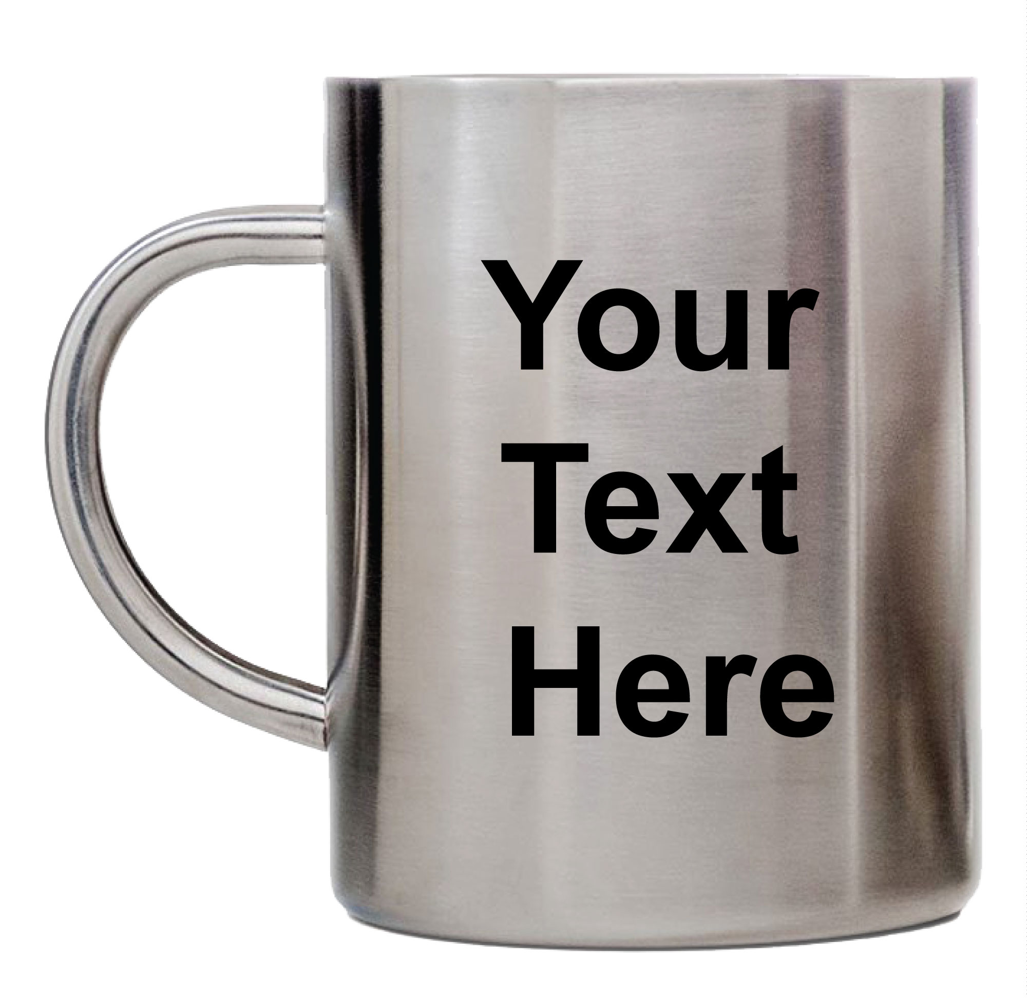 Personalised 10oz Steel Mug