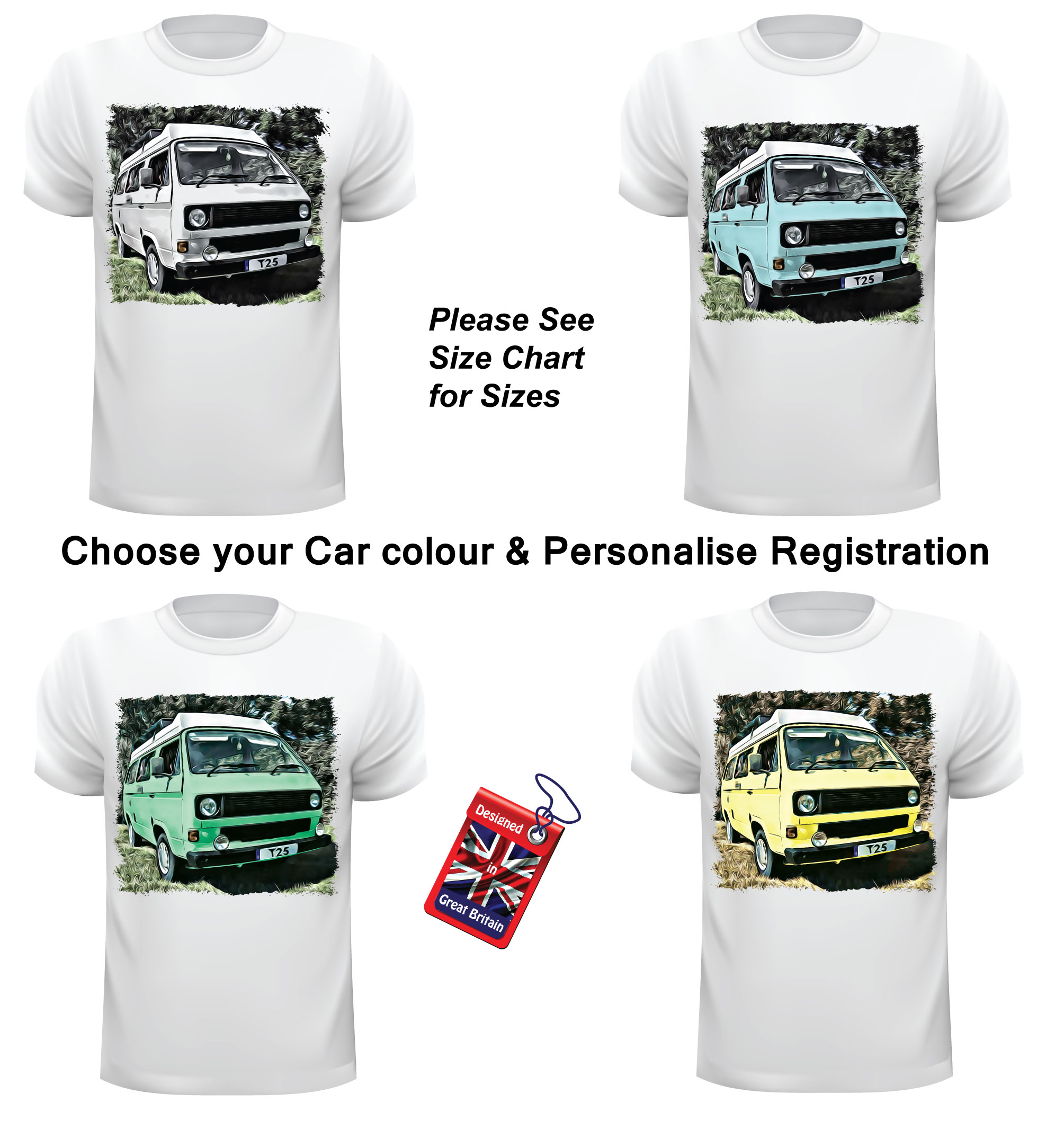 Classic VW T3 T25 Transporter T Shirt