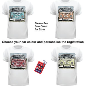 VW T2 Early Bay Transporter T Shirt Unofficial