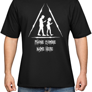Personalised Phone Zombie T Shirt