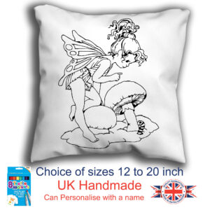 Fairy Colouring Cushion