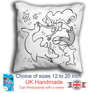 Mermaid Colouring Cushion