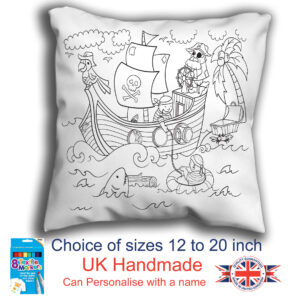 Pirate Colouring Cushion