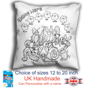 Bugs Colouring Cushion