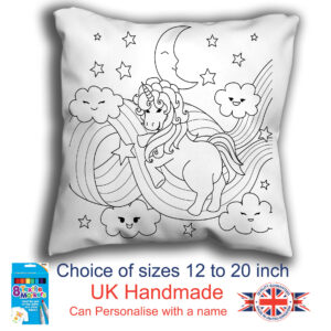 Unicorn Colouring Cushion